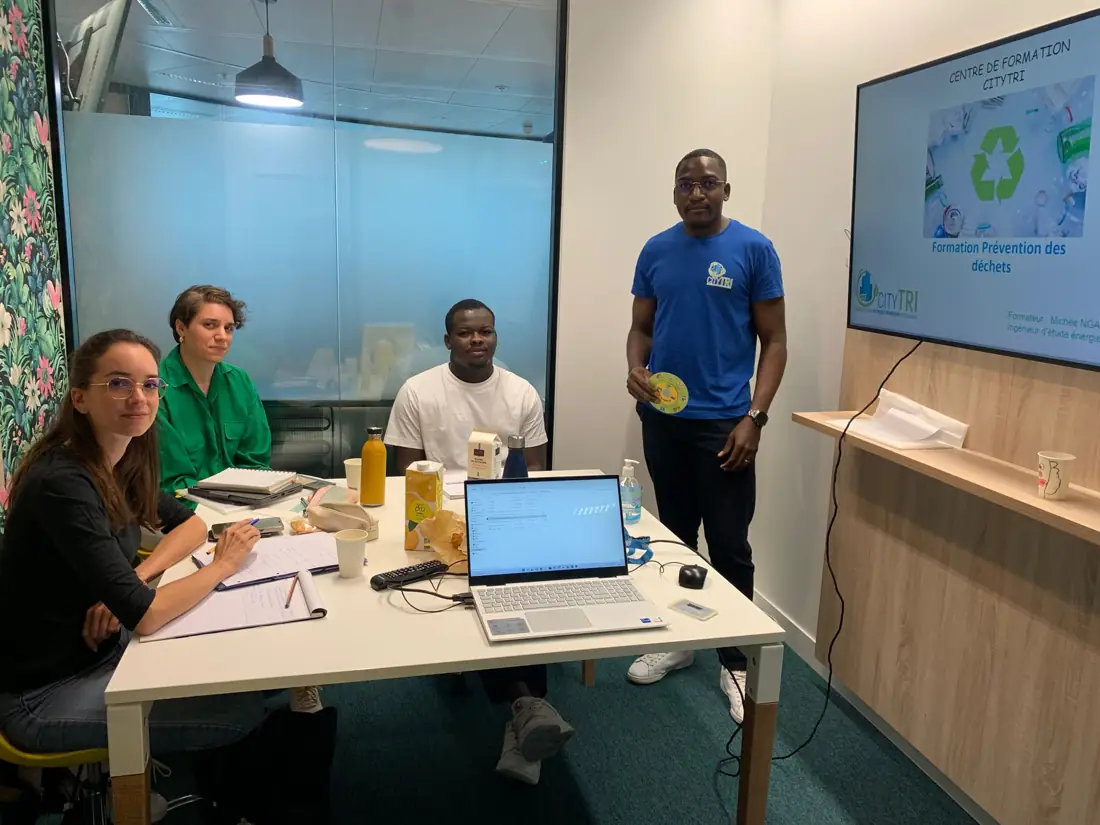 Session de formation dans les locaux de CITYTRI