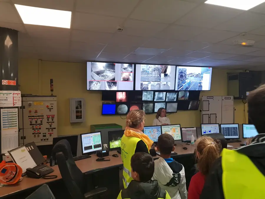 Visite d'un centre de tri